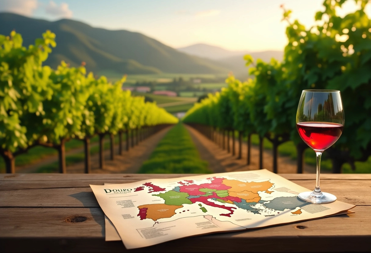 carte portugal vignoble